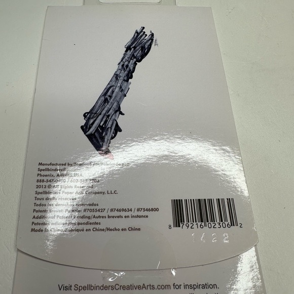 Inspire By Spellbinders Caged Dress Bronze Die IN001 Cut Emboss Stencil - Picture 7 of 8